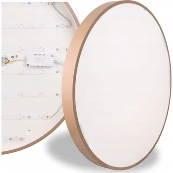 Stropní Svítidlo kulatý Ledhoff 60 x 5 cm béžový, hnědý