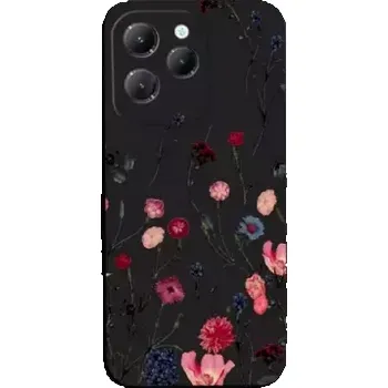 Pouzdro Back Case Colorful Flower Samsung A556 Galaxy A55 5G, černá