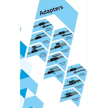 Stěrač Stěrače SUZUKI Carry r.v. 1999-2009, SHERON uni flat 2 ks