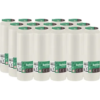 Svíčka Náplně do hřbitovních svíček Bolsius RC8 olejové 170 h, výška 21,5 cm, svařák 15 ks