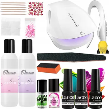 Sada pro hybridní manikúru Profico s LED/UV lampou 48W a příslušenstvím