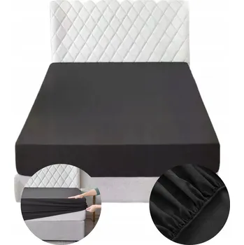 Prostěradlo Prostěradlo 160x200cm Cotton world žerzej Černé měkké GK08