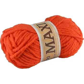Příze Příze Jumbo maxi 931 tmavě oranžová
