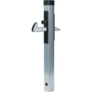 Pohon brány mechanický koncový doraz křídlové brány LOCINOX® UGC - spodní hákový držák brány v otevřené poloze, určeno k zabetonování