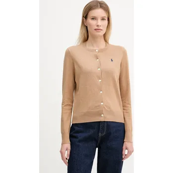 Dámský svetr Kardigan Polo Ralph Lauren 211971871 hnědá 82X, vel. XXS