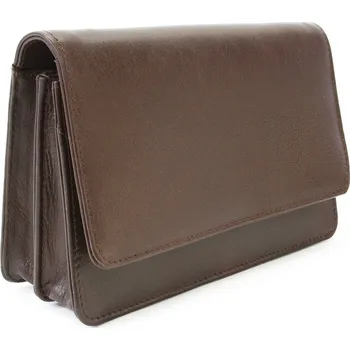 Pánská aktovka Arwel Hnědá pánská kožená dokladová etue 611-2410-40