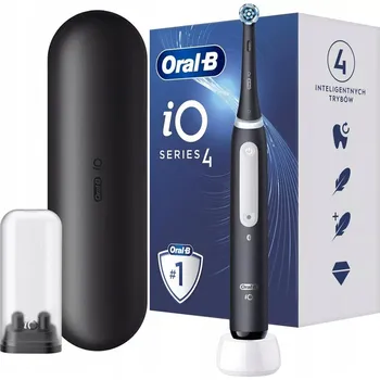 Elektrický zubní kartáček Kartáček Oral-B io 4 elektrický, černý
