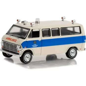 autíčko Ford Econoline Ambulance 1969 Komise pro nemocniční služby v Ontariu First Responders Series 1:64 Ford Econoline - kovový model