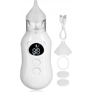 Kojenecká hygiena Elektrická odsávačka hlenů z nosu a uší - Nastavitelný výkon