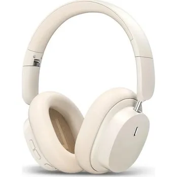 Sluchátka Bezdrátová sluchátka přes hlavu Bluetooth 5.3 40mm měniče Skládací konstrukce Duální připojení Výdrž až 70 h bílá