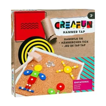 Obraz Kreativní sada pro tvorbu různých figurek s kladívkem Creafun, 74 dílů