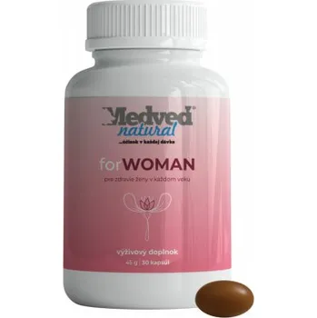 Medveď Medvěd natural forWOMAN 30 kapslí