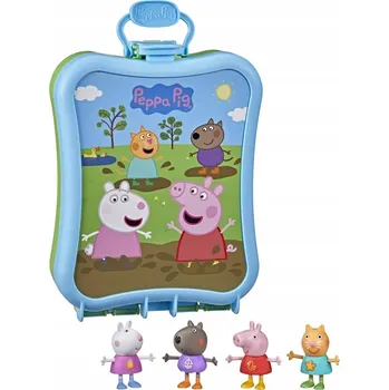 Figurka PEPPA PIG Sada Dobrodružství s Figurkami a Kufříkem pro Děti 3+