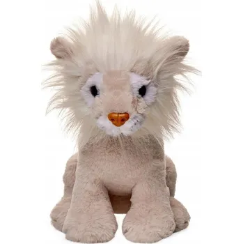 plyšák Plyšová Hračka Plyšový velký lev Bílý Plyšák ZOO