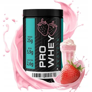 Protein DFN PRO WHEY PROTEIN 300g SYROVÁTKOVÝ PROTEIN WPC JAHODOVÝ DYMATIZE BEZ LEPKU