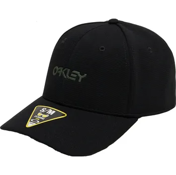Kšiltovka kšiltovka Oakley 6 Panel Stretch Metallic - Blackout L/XL