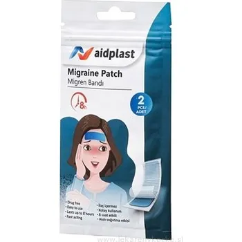 Náplast Victoreks Health Products Ltd. Aidplast náplast na migrény 2 kusy