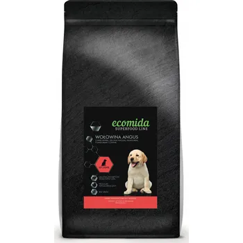Krmivo pro psa Ecomida Superfood 65 % Angus Hovězí, Štěně 12kg krmivo Bez Obilovin