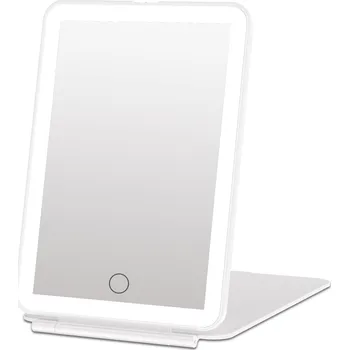 Kosmetické zrcátko Cestovní zrcátko se 72 LED diodami Bílé pro líčení MakeUp