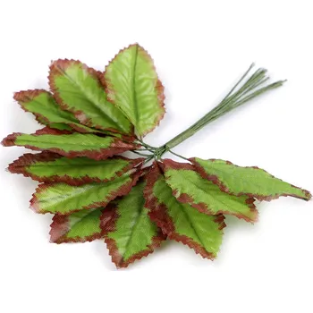 umělá květina Umělé listy růže na drátku