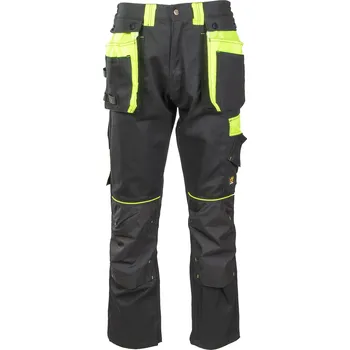 Pracovní obuv Kalhoty do pasu Seven Kings SOLAR stretch žluto-černé vel. 24