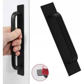 Vnější madlo pro skleněné dveře černé