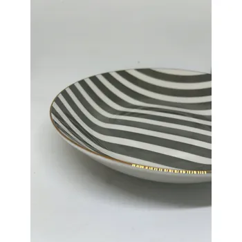 Talíř Hluboký talíř na polévku 20 cm Šedý