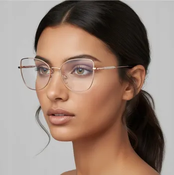 Brýle na čtení DÁMSKÉ dioptrické brýle na čtení -0,75 BLIŻ TWOJE MOCE s antireflexní vrstvou DR