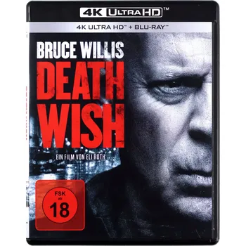 Blu-ray film Death Wish (Życzenie śmierci) Blu-ray disk