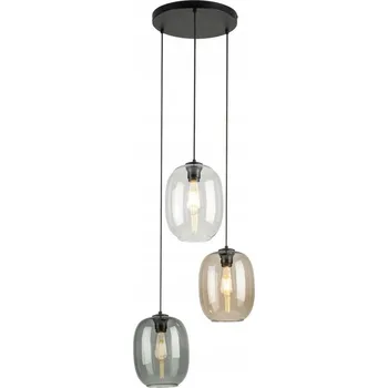 TK Lighting Závěsné svítidlo ELIO MIX 3xE27 - černé/vícebarevné