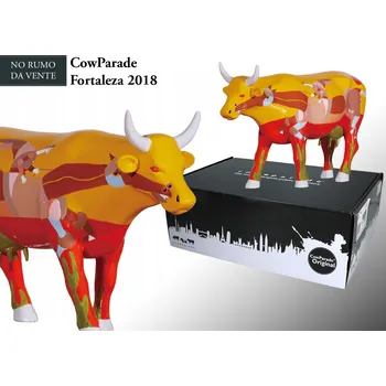 Figurka SBĚRATELSKÁ FIGURKA COWPARADE KRÁVA NO RUMO DA VENTE FERNANDO FRANCA