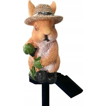 Venkovní osvětlení SOLÁRNÍ ZAHRADNÍ LAMPA SVĚTLO DO ZAHRADY LED ZAPICHOVACÍ KRÁLÍK ZD50P