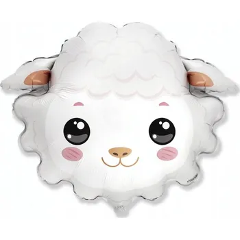 Balónek Fóliový balónek Flexmetal bílá ovečka 58x75 cm