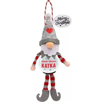 Vánoční dekorace ALBI Sněžítko skřítek - Katka