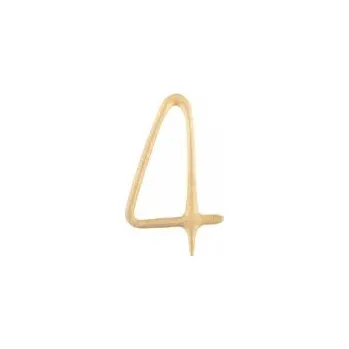 Dortová svíčka ALBI Prskavka zlatá číslo 4