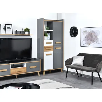 Křeslo Mebel Partner Regál partner Mebel Sobrepuso S03 (bílá)