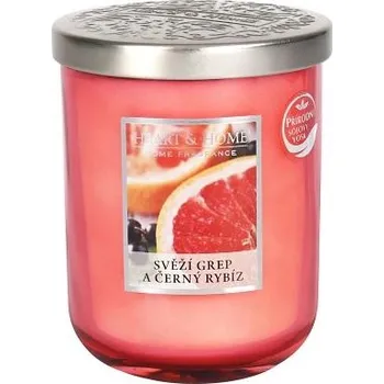 Svíčka ALBI Velká svíčka - Svěží grep a černý rybíz