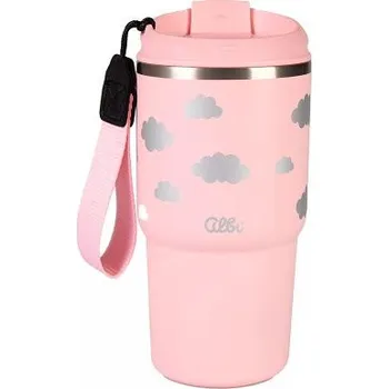 Termohrnek ALBI Růžový termohrnek Deluxe 500 ml