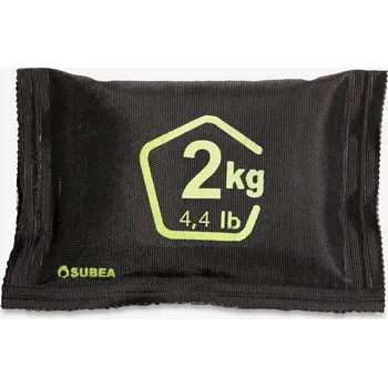 SUBEA Olověná měkká zátěž na potápění 2 kg ČERNÁ