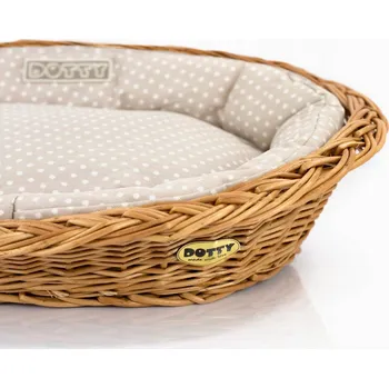 Pelíšek pro psa DOTTY pelíšek pro psa béžový 55 cm x 42 cm