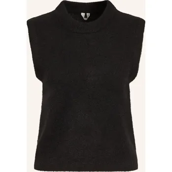 Dámská vesta Arket Dámský Svetr Bez Rukávů S Alpakou, černá, 44