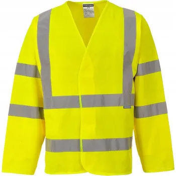 reflexní vesta Výstražná vesta s dlouhými rukávy vel. L/XL Žlutá R