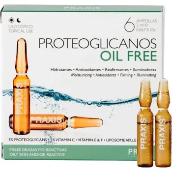 Pleťové sérum Praxis Proteoglycans oil free - Bezolejové ampule pro mastnou a smíšenou pleť 6x2ml