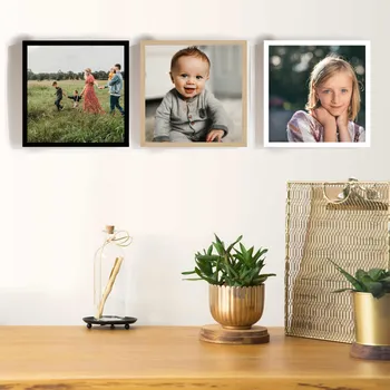 Plakát Plakát v rámu - 3x čtverec 20x20 - fotografie