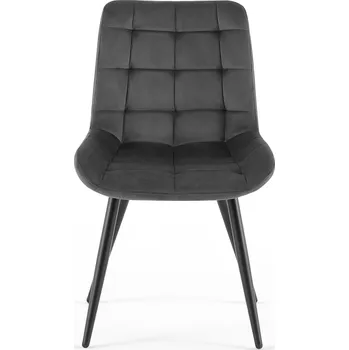 Jídelní židle Moderní jídelní židle s měkkým čalouněním Aurora Šedá