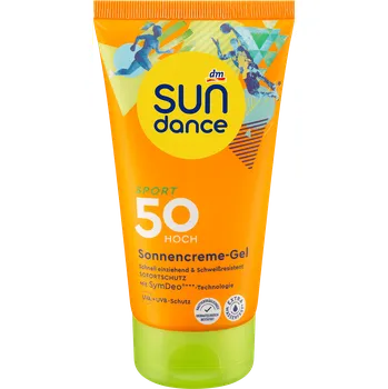 Opalování SUNDANCE gelový krém na opalování SPORT OF50