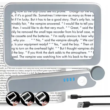 LUPA SKLO S PODSVÍCENÍM 10 LED