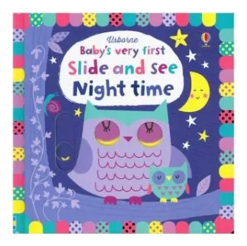 První čtění Baby's Very First Slide and See Night time – Fiona Watt (EN)