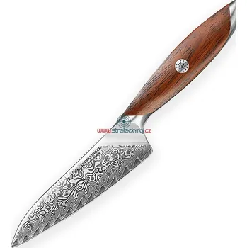 Kuchyňský nůž univerzální nůž Petty 135 mm Dellinger Rose Wood Damascus®