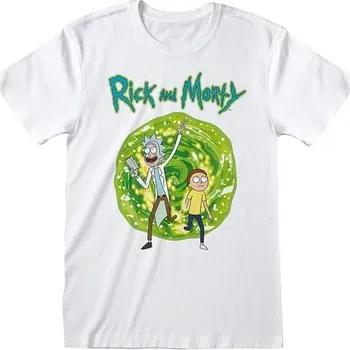 Karnevalový doplněk Heroes Inc. - Bílé tričko RIck & Morty - S